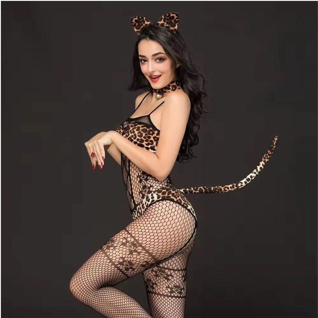 Sexy Cat Cosplay Costume for Women – Adult Roleplay Uniform with Ears & Tail Sexy Cat Cosplay Costume for Women – Adult Roleplay Uniform with Ears & Tail