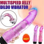 Jelly Vibrating Dildo for Womens & Men