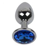 Anal Butt Plug Stainless Steel+Crystal Jewelry Sex Toy For Women & Man