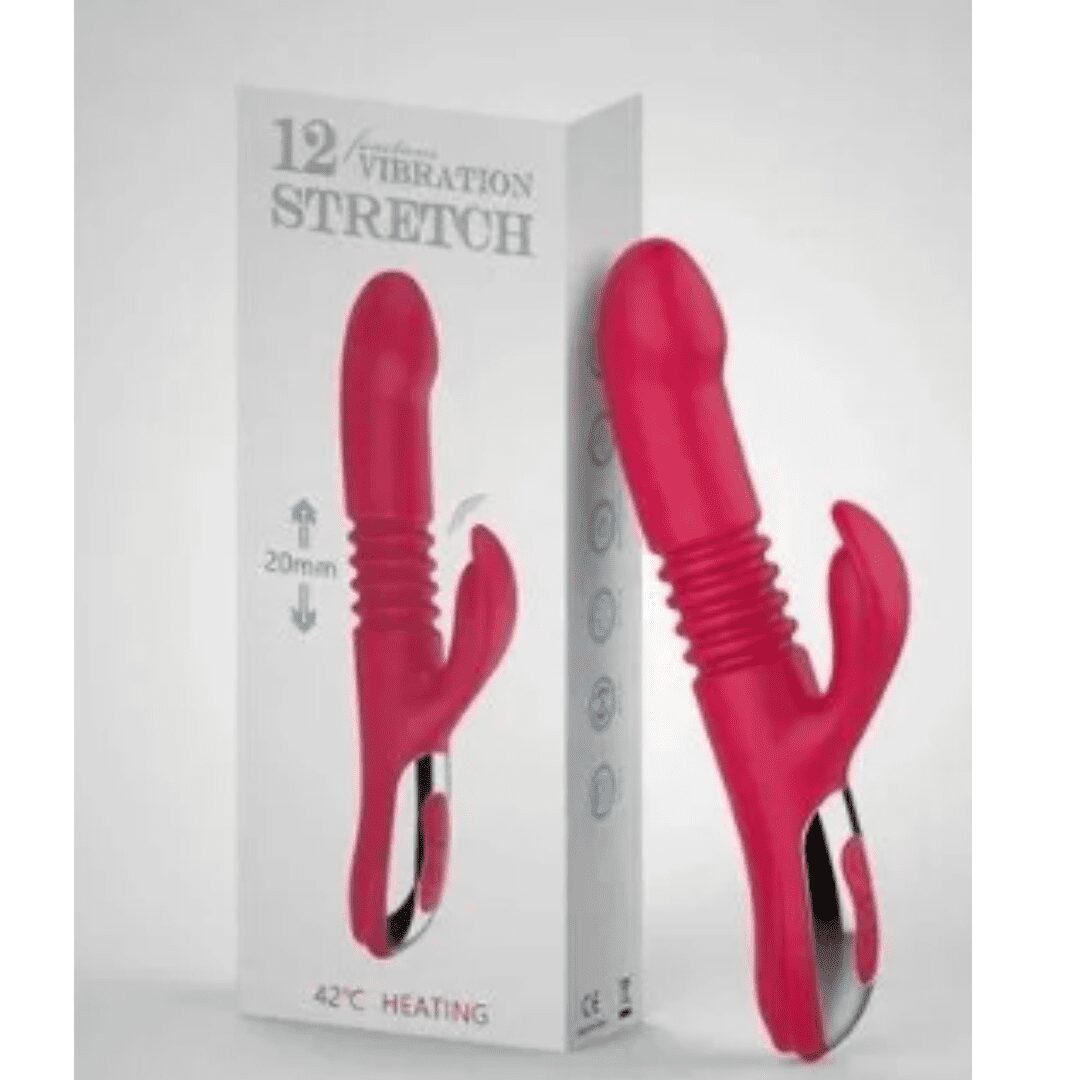 TECHNO Thrusting Rabbit Vibrator with a G-Spot and Clit Massager