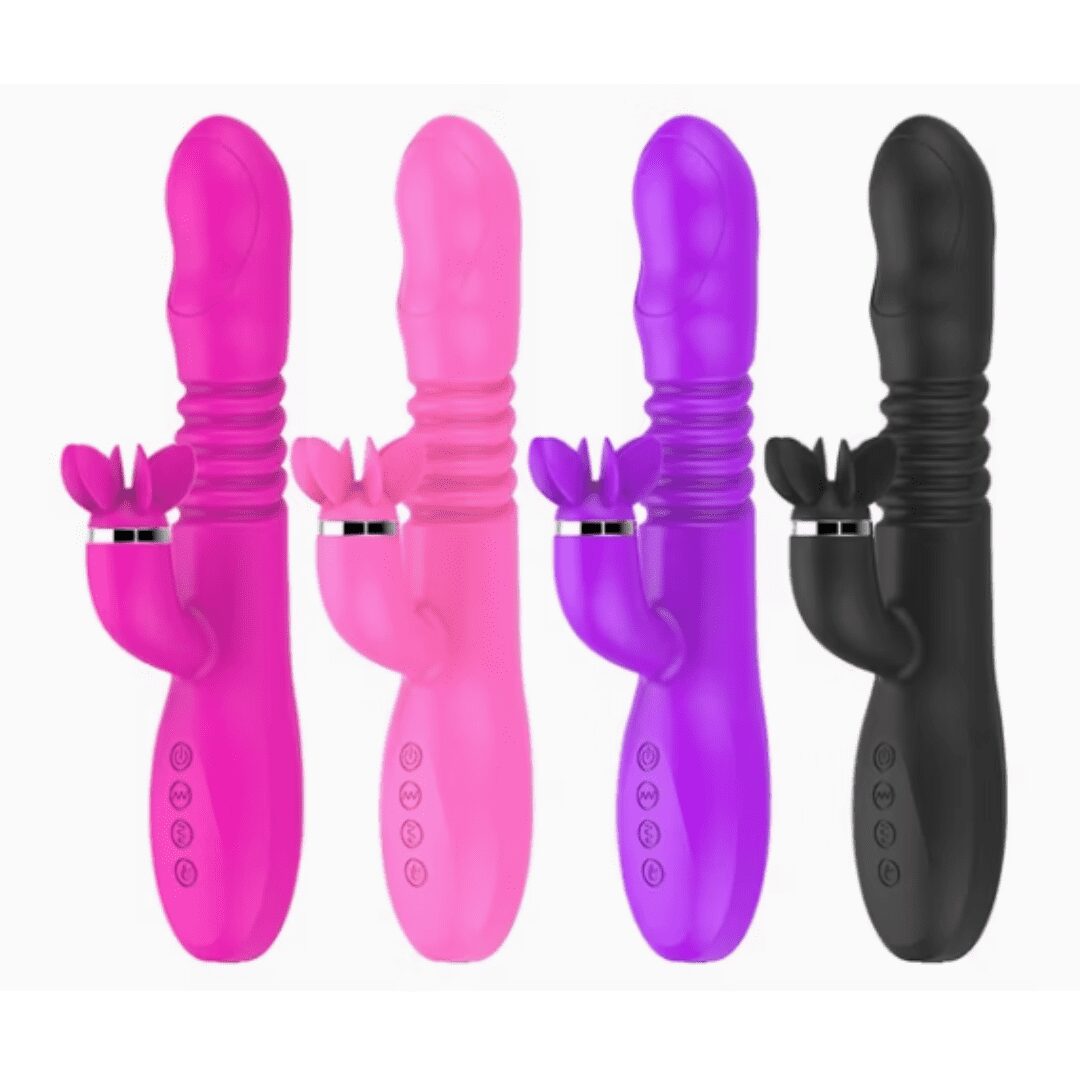 TECHNO Thrusting Rabbit Vibrator with a G-Spot and Clit Massager