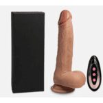Heated 8" Realistic Dildo Up Down Technology Automatic Vibrating 10 Speed USB