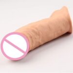 Jumbo Pure Silicon realistic 6 inches Penis Extender Sleeve Condom