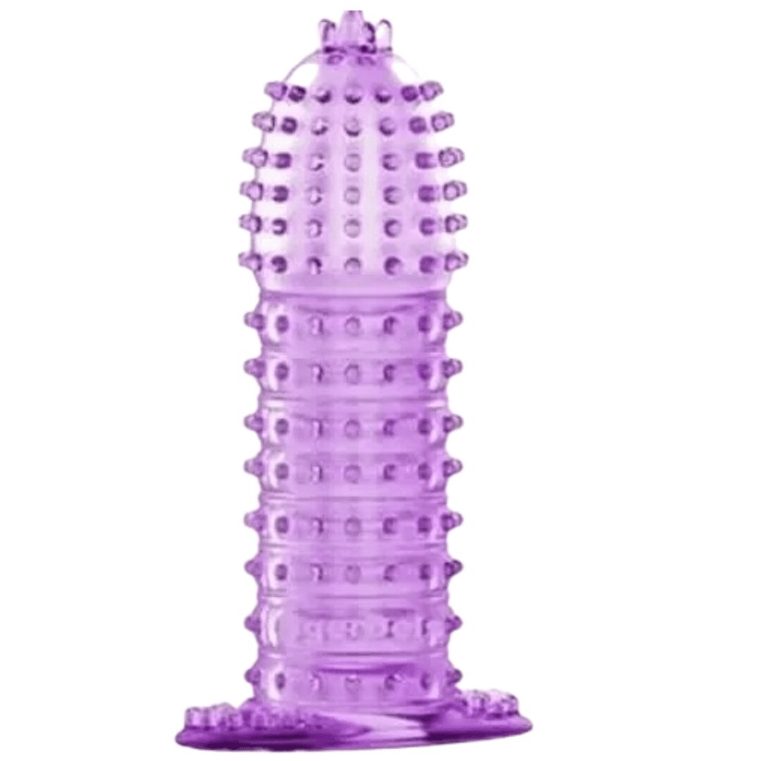 Crystal Dotted Condom Reusable Sleeve