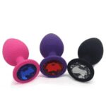 Kaamastra Sensation Small Beginners Butt Plug with clear Crystal- Mix