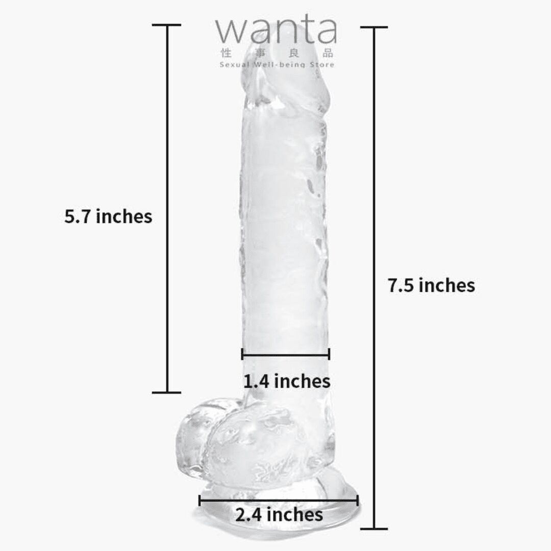 Lovetoy Flawless Clear Dildo (7.5 Inches)