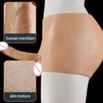 Solid Silicone Lesbian Strap on Dildo Panties