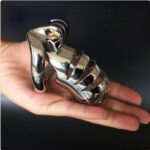 Stainless Steel Chastity Cage Male Penis Lock