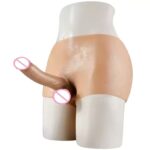 Solid Silicone Lesbian Strap on Dildo Panties
