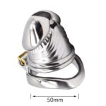 Stainless Steel 37MM Large Chastity Cage Male Chastity Restraint Bondage