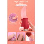 Rose Licking Sucking Tongue Masturbation Vagina Nipple Vibrators