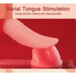 Rose Licking Sucking Tongue Masturbation Vagina Nipple Vibrators