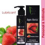 AGRO HERBS PERSONALSTRAWBERRY FLAVOUR UNISEX INTIMATE LUBRICANT FOR MEN AND WOMEN 100 ML