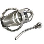Stainless Steel Chastity Cage Male Penis Lock