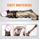 AAV Reusable Vibrator Penis Sleeve with Cock Ring