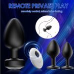 3PCS Silicone Anal Plug Training Kit with Remote Control Vibration – AdultsNeed.com