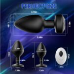 3PCS Silicone Anal Plug Training Kit with Remote Control Vibration – AdultsNeed.com