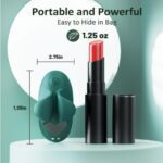 Liquid Silicone Finger Vibrator in Green with 8 Vibration Modes