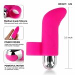 HQ 1: 10x Rechargeable Finger Vibrator – Powerful Clitoral Stimulator for Intimate Pleasure