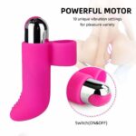 HQ 1: 10x Rechargeable Finger Vibrator – Powerful Clitoral Stimulator for Intimate Pleasure