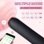 Breckelle's App-Controlled 10-Speed Portable Massager for Women – Compact, Rechargeable & Silent