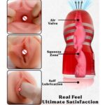 Male Masturbator Pocket Pussy with Soft Silicone 3D Tight Vagina and Suction Cup – Sex Toy for Men India