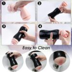 Zemalia Male Masturbator with Realistic Vagina and Mouth with Tongue – Waterproof Dual-Ended Sex Toy for Men in India