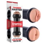 Double sided realistic masturbator with camouflage cover featuring vaginal and anal openings – AdultsNeed.com