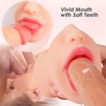 3 in 1 male masturbator with realistic mouth, vagina, and anus design – Pocket pussy sex toy for men in India