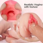 3 in 1 male masturbator with realistic mouth, vagina, and anus design – Pocket pussy sex toy for men in India